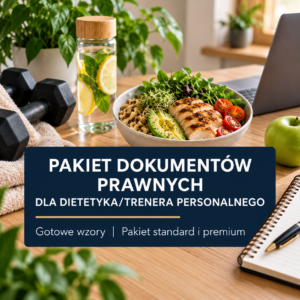 pakiet dokumentów prawnych fitness dietetyk trener personalny